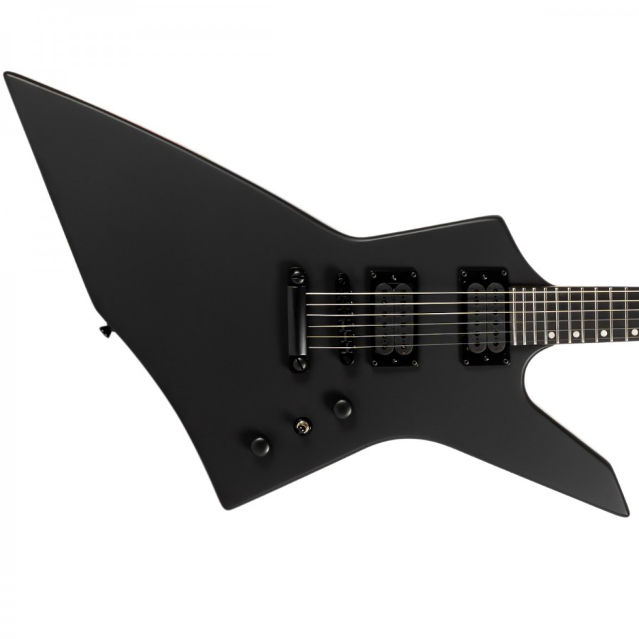 Spira Guitars X-400 MBK Roasted Maple HH - Satin Black